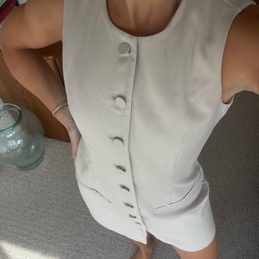 Abercrombie & Fitch Beige Dress